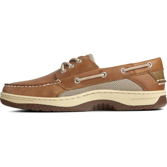 Sperry Billfish 3-Eye Leather Men's Dark Tan Boat Shoes - Image 5