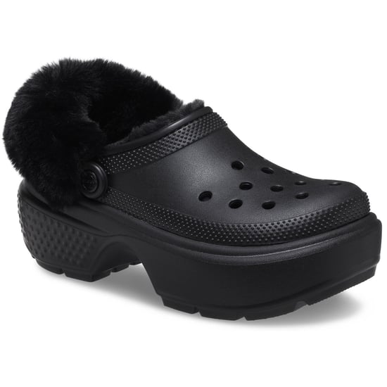 Crocs Stomp Lined EVA Women's Black Clogs - Image 1