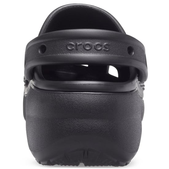 Crocs Classic Platform Thermoplastic Women's Black Clogs - Image 2