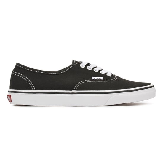 Herrars och Damers Vans Authentic Canvas Skor - (Svart / Vit) - Image 5