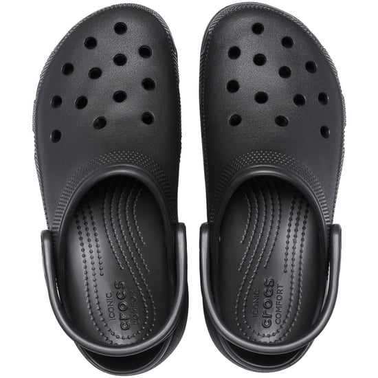 Crocs Classic Platform Thermoplastic Women's Black Clogs - Image 4