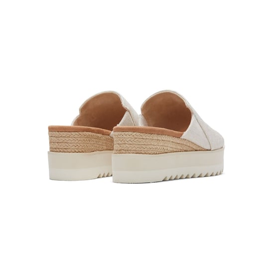 TOMS Diana Muilezeltjes Dames Natuurlijke Wedges - Image 2