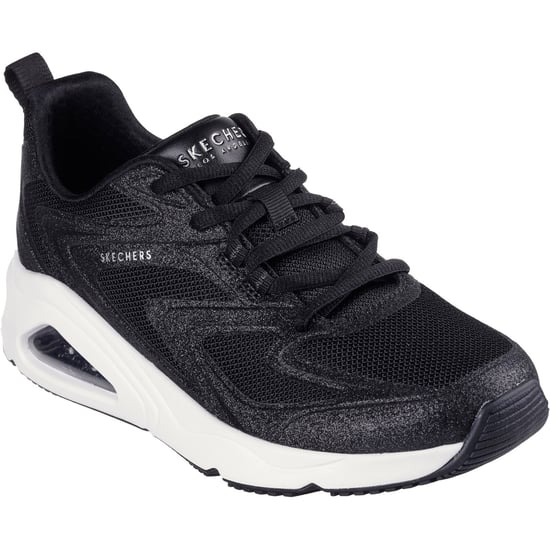 Skechers Tres-Air Uno Glit-Airy Dam Black Sneakers - Image 1