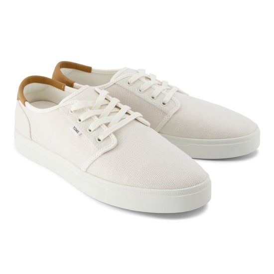 TOMS Carlo 2.0 Textiel Heren Witte Sneakers - Image 1