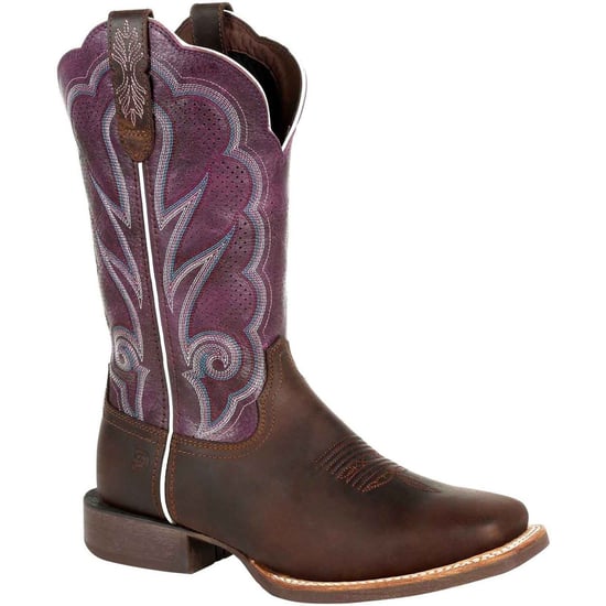 Durango Lady Rebel Pro Leather Women's Oilded Brown/Plum Boots - Image 1