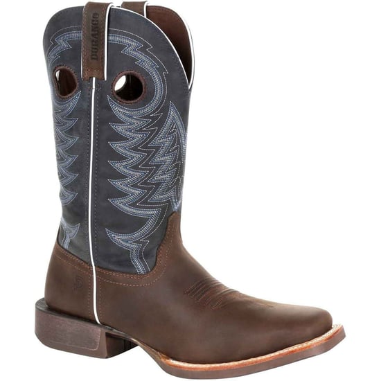 Durango Rebel Pro Leren Herenschoenen Belgische Bruin/Denim Blauw Boots - Image 1