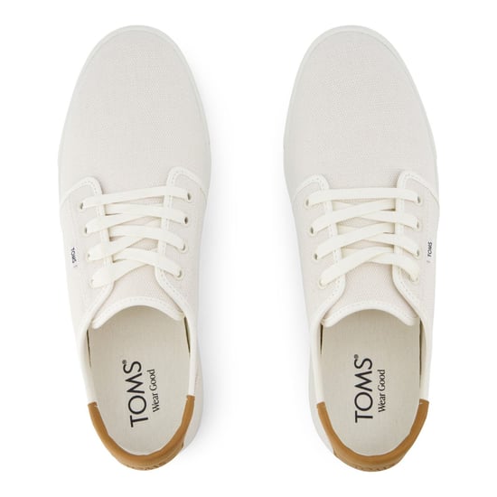 TOMS Carlo 2.0 Textiel Heren Witte Sneakers - Image 4