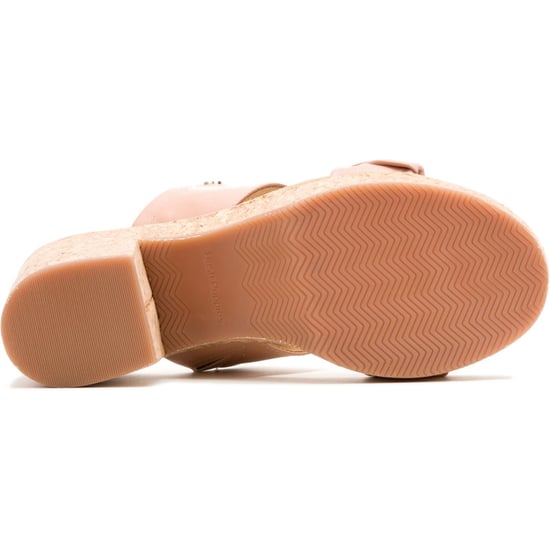 Hush Puppies Poppy Leren Dames Cafe Creme Sandalen - Image 3