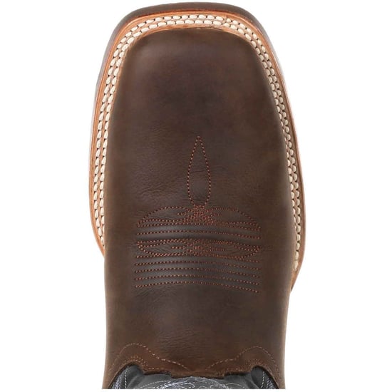 Durango Rebel Pro Leren Herenschoenen Belgische Bruin/Denim Blauw Boots - Image 5