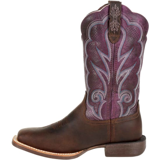 Durango Lady Rebel Pro Leather Women's Oilded Brown/Plum Boots - Image 5