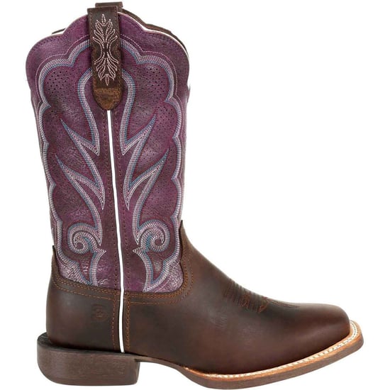Durango Lady Rebel Pro Leather Women's Oilded Brown/Plum Boots - Image 6