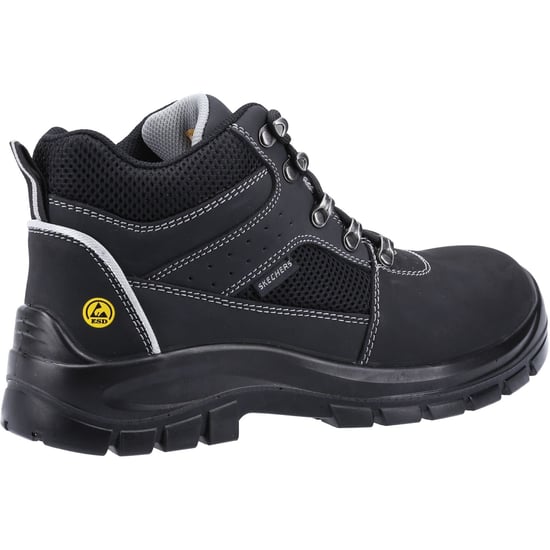 Skechers Herr Trophus Letic Minne Skum Läder Säkerhetsskor - Image 2