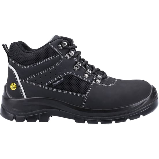 Skechers Herr Trophus Letic Minne Skum Läder Säkerhetsskor - Image 4