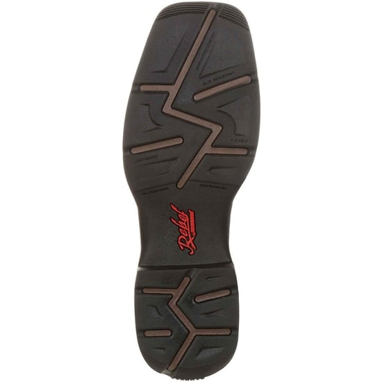 Durango Rebel Leather Men's Chocolate/Midnight Boots - Image 4