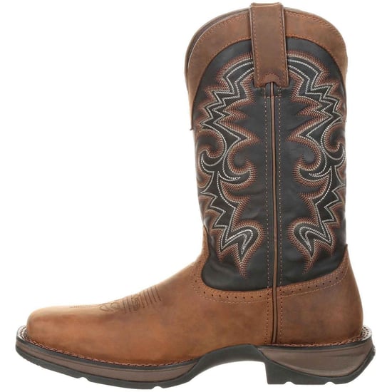 Durango Rebel Leather Men's Chocolate/Midnight Boots - Image 6