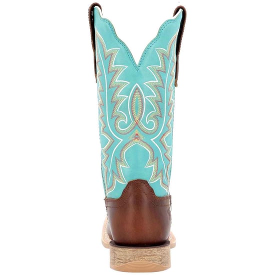 Durango Lady Rebel Pro Leather Women's Bay Brown/Arctic Blue Boots - Image 2