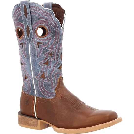 Durango Lady Rebel Pro Leather Women's Golden Brown/Periwinkle Boots - Image 1