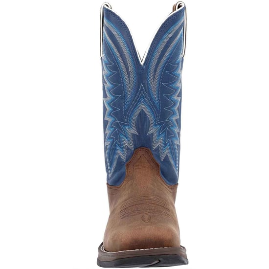 Durango Rebel Leather Men's Saddle Brown/Demin Blue Boots - Image 3