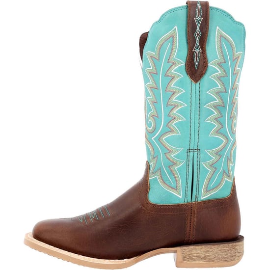 Durango Lady Rebel Pro Leather Women's Bay Brown/Arctic Blue Boots - Image 6
