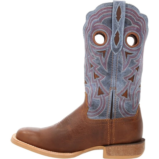 Durango Lady Rebel Pro Leather Women's Golden Brown/Periwinkle Boots - Image 5