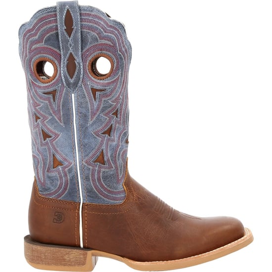 Durango Lady Rebel Pro Leather Women's Golden Brown/Periwinkle Boots - Image 6