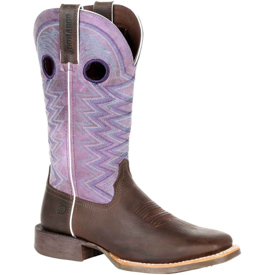 Durango Lady Rebel Pro Leather Women's Dark Earth/Amethyst Boots - Image 1