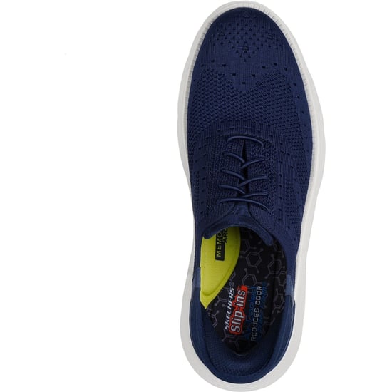 Skechers Garza Palma Polyester Herrträningsskor i Marinblått - Image 3