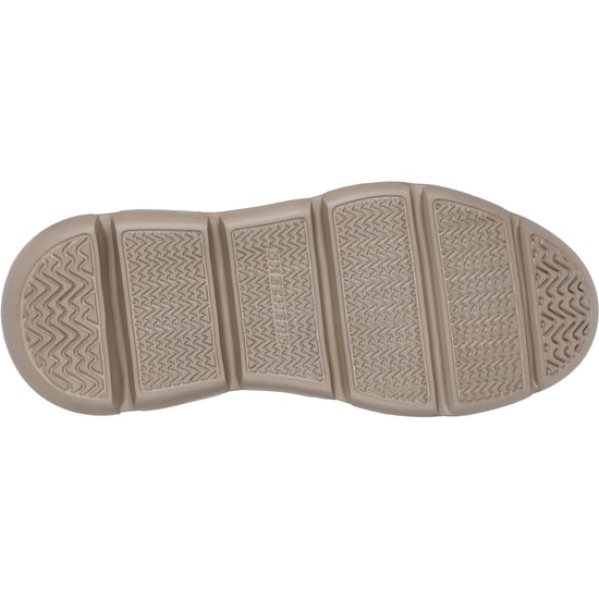 Skechers Garza Duran Leather Men's Taupe Trainers - Image 2