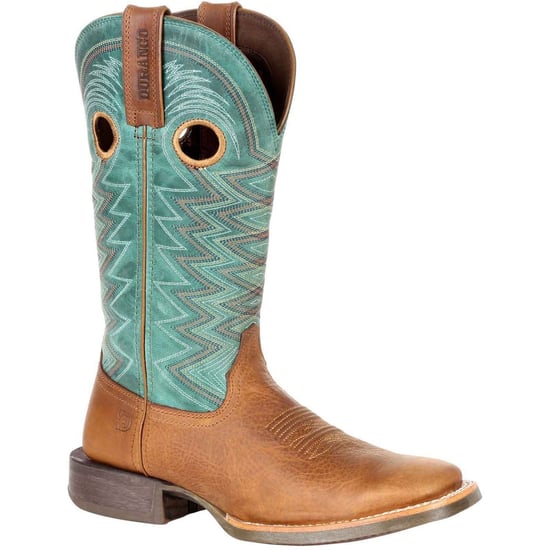 Durango Lady Rebel Pro Leather Women's Wheat/Tidal Teal Boots - Image 1