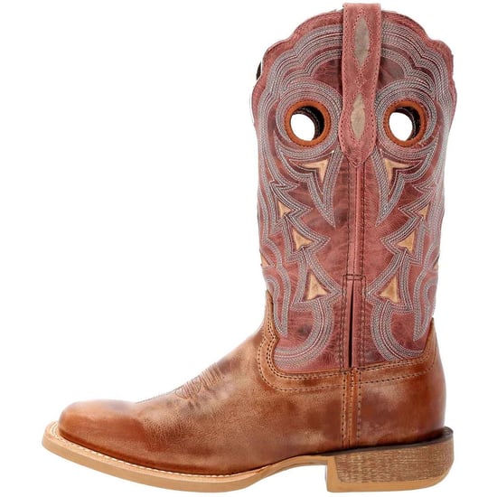 Durango Lady Rebel Pro Leather Women's Dusty Brown/Sky Blue Boots - Image 6