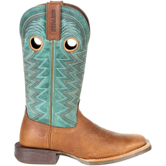 Durango Lady Rebel Pro Leather Women's Wheat/Tidal Teal Boots - Image 6