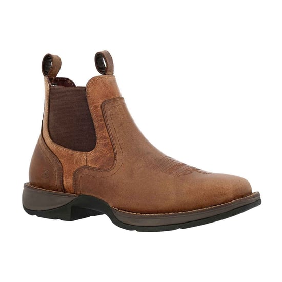 Durango Red Dirt Rebel Leather Men's Old Town Brown/Tan Ankle Boots - Image 1