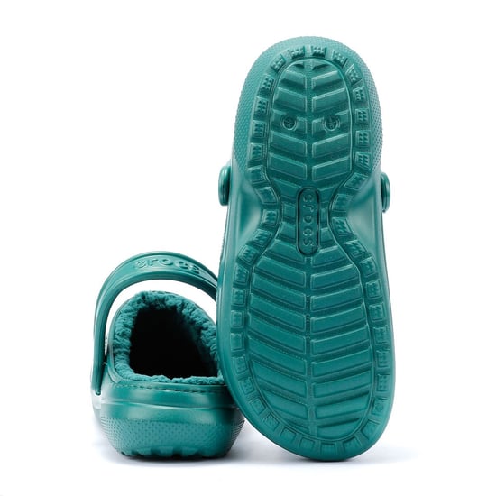 Crocs Classic Lined Women's Emerald Clogs - Image 4