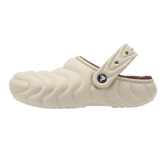 Crocs Classic Lined Overpuff Women's Beige Clogs - Image 6