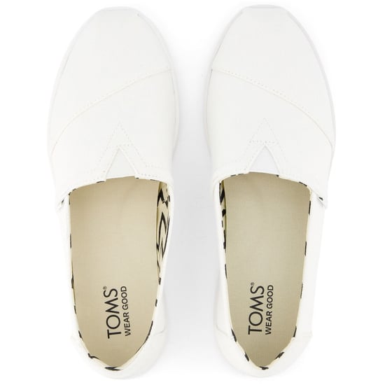TOMS Alpargata Plus 100% Cotton Women's White Espadrilles - Image 4