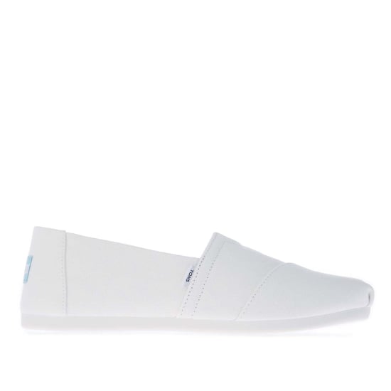 Butik För Toms Alpargata Bomullscanvas Damers Vita Espadrillos - Image 1