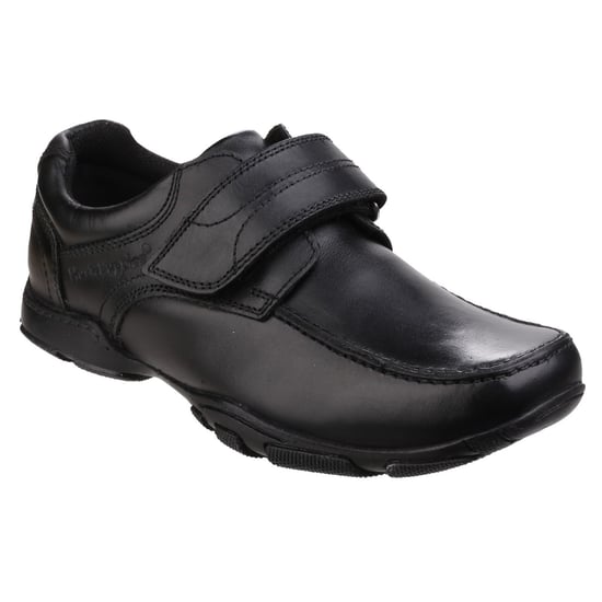 Hush Puppies Freddy 2 Junior Leather Boy's Black Shoes - Image 1