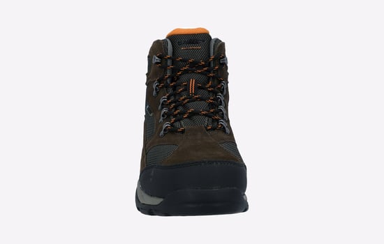 Hi-Tec Storm Heren Wandelschoenen Van Donkerbruin Suède - Image 4