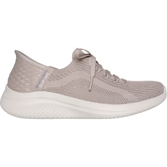 Skechers Ultra Flex 3.0 Brilliant Path Textiele Dames Taupe Sneakers - Image 5