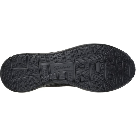 Skechers Seager Believe It Textil Dam Svarta Sneakers - Image 2
