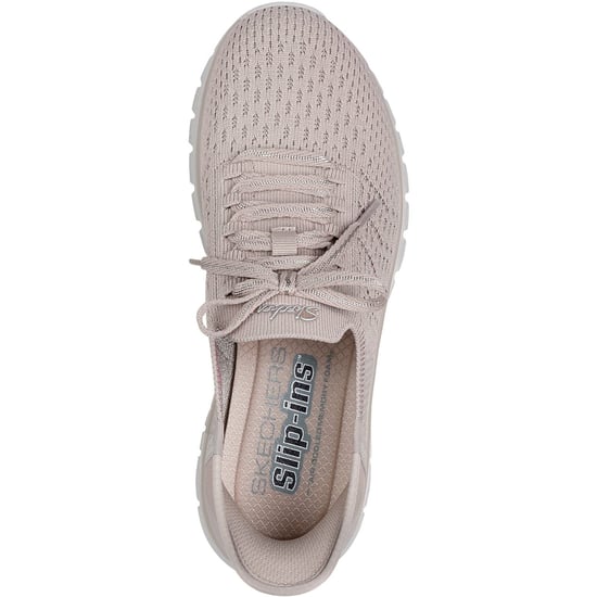 Skechers Graceful First Blush Textil Dam Sneakers i Tofsfärg - Image 3