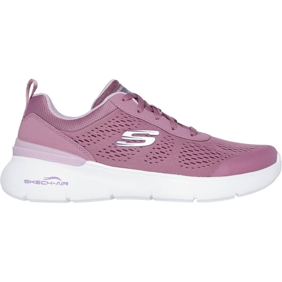 Skechers Skech-Air Dynamight 2.0 Ny Höjder Textil Dam Mauve Träningsskor - Image 2