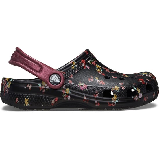 Crocs Flickor Classic Ditsy Floral Clog i Svart - Image 6