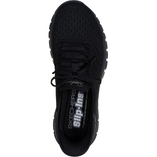 Skechers Graceful First Blush Textil Dam Sneakers Svart - Image 3