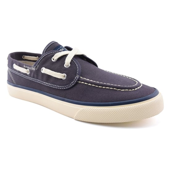 Sperry Klassiska Seamate Bomull Herr Marinblå Seglarskor - Image 1