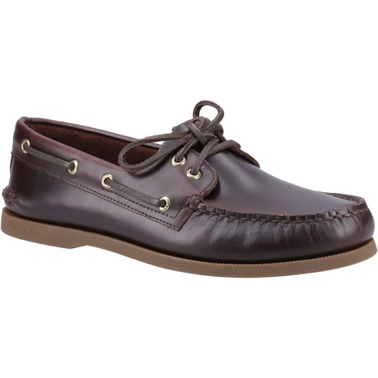 Sperry Authentieke 2 Oog Leer Heren Amaretto Bootschoenen - Image 1