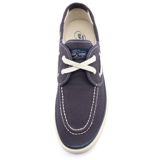 Sperry Klassiska Seamate Bomull Herr Marinblå Seglarskor - Image 4