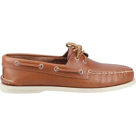 Sperry Authentic 2 Eye Leather Men's Tan Boat Shoes - Image 5