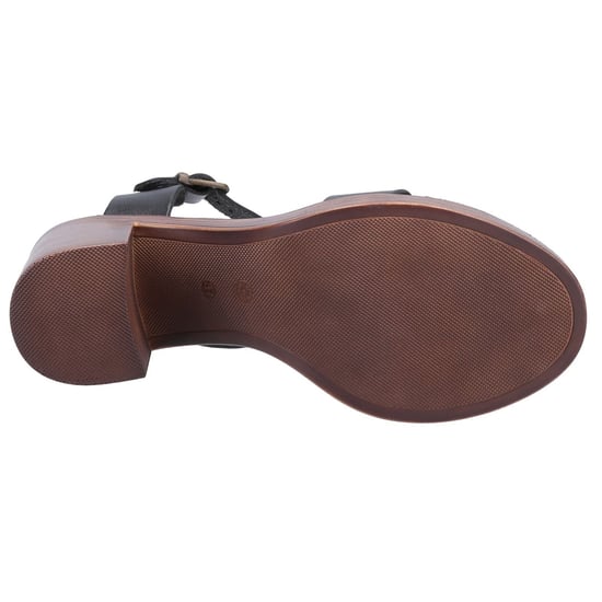 Hush Puppies Georgia Leather Women's Black Sandals - Image 3
