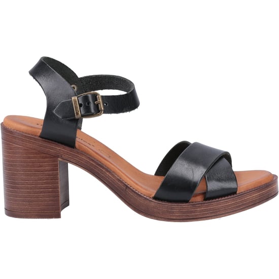 Hush Puppies Georgia Leather Women's Black Sandals - Image 4